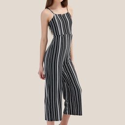 ALCOTT Striped Shoulder Straps Basic Jumpsuit-picture-33