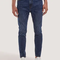 ALCOTT Men Relaxed Fit Light Fade Stretchable Jeans-image-100