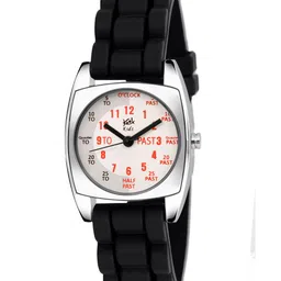 Kool Kidz Unisex Kids Multi Printed Dial & Black Straps Analogue Watch DMK 008 BK-PINK-30