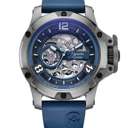 Alexandre Christie Men Titanium Printed Dial Analogue Automatic Motion Powered Watch-42