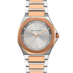 Armani Exchange Women Embellished Dial & Bracelet Style Straps Analogue Watch AX4607-51