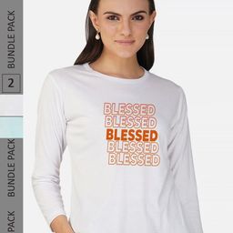 CHOZI Pack Of 2 Printed Cotton Casual T-shirt-picture-18