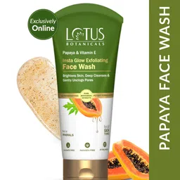Lotus Botanicals Papaya & Vitamin E Exfoliating Face Wash - 100 ml-38