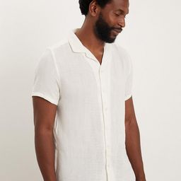 Burton Men Light Textured Pure Cotton Shirt-12