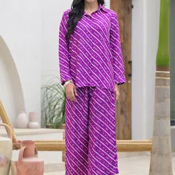 KALINI Striped Shirt & Trousers-image-57