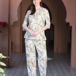 MAYSIXTY Floral Printed Tunic With Trousers Co-Ords-image-47