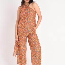 KIZI Printed One Shoulder Top With Trousers-image-35