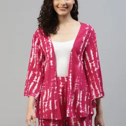 vibes by deebaco DEEBACO Dyed Top Shrug With Shorts Co-Ords-picture-6