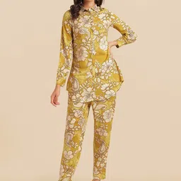 KALINI Floral Printed Tunic & Trousers-image-75