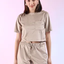 Freehand by The Indian Garage Co Crop Top With Shorts-picture-45