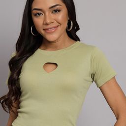 Chemistry Keyhole Neck Crop Top-image-98