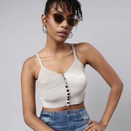 SHOWOFF Bralette Shoulder Straps Crop Top-image-31