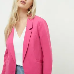 DOROTHY PERKINS Notched Lapel Collar Open Front Blazer-19