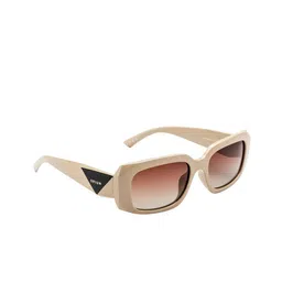 OPIUM Women Rectangle Sunglasses with Polarised and UV Protected Lens-OP-10182-C04-54-12