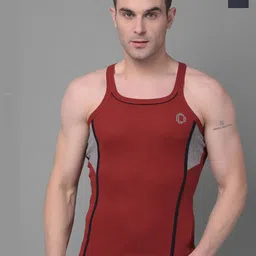 Dollar Bigboss Pack of 2 Cotton Racerback Styled Gym Vests-image-71
