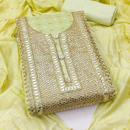 LeeliPeeri Designer Embroidered Unstitched Dress Material-image-82
