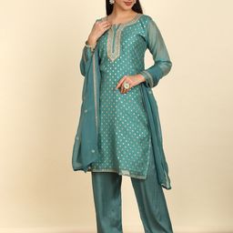 Soch Ethnic Motifs Woven Design Unstitched Dress Material-image-90