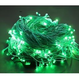 ENORMITY  Green Rice Shaped  LED String Lights With Controller image 1
