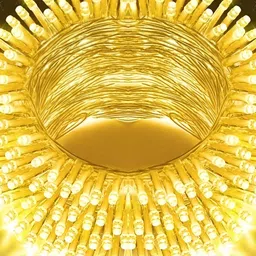 SPARK WORLD Yellow Rice Shape LED Fairy String Lights-7