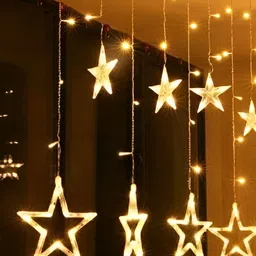 ENORMITY Yellow Star Shape String Lights-19