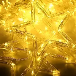ENORMITY Yellow & White Star Shape String Lights-24