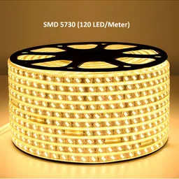 ENORMITY Yellow Rice Shaped LED String Lights Rope-34