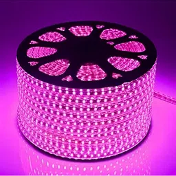 ENORMITY Pink & White Rice Shape String Lights-16
