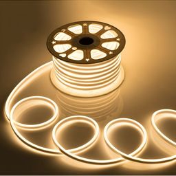 ENORMITY Yellow Rice Shape String Lights image 1