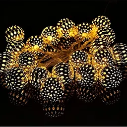 ENORMITY  Yellow Ball Shaped  LED String Lights image 1