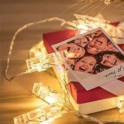 ENORMITY Yellow Photo Clip-shape String Lights image 1