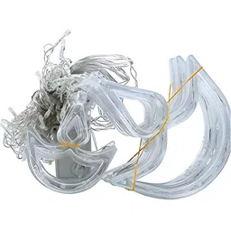 ENORMITY Yellow & White Diya Shape String Lights image 1
