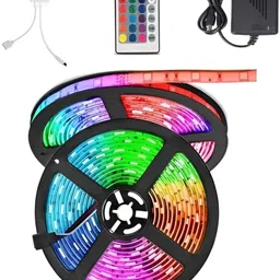 SPARK WORLD Blue & Green Rice Shape  Strip Lights-7