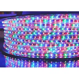 SPARK WORLD Blue & Red Rice Shape String Lights image 1