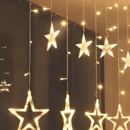 ENORMITY Yellow Star Shape String Lights-44