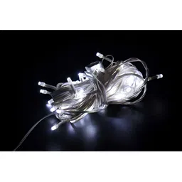 ENORMITY 2Pcs White Rice Shape String Lights image 1