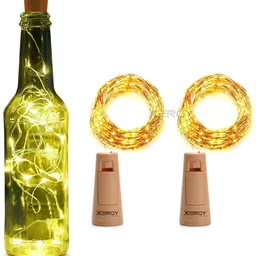 ENORMITY Yellow Rice Shaped String Lights-29