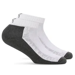 Puma Unisex Pack of 2 Patterned Cotton Ankle Length Multi-Sport Quarter Socks-11
