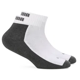 Puma Unisex Pack Of 2 Colourblocked Cotton Ankle-Length Socks-24