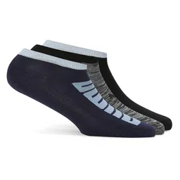 Puma Classic Unisex Pack of 3 Patterned Cotton Ankle-Length Socks-48