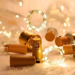 SPARK WORLD Yellow Rice Shape LED String Lights-20