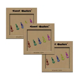 Comet Busters 3-Pcs Traditional Designer Bindi - BIN032-19