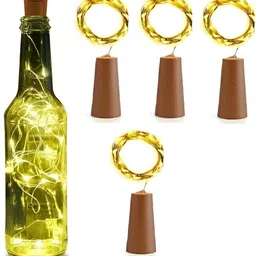 ENORMITY 4 Pcs Yellow Rice Shape String Lights-33