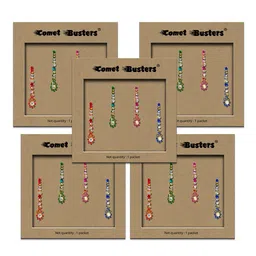 Comet Busters 5-Pcs Traditional Designer Bindi - BIN026-3