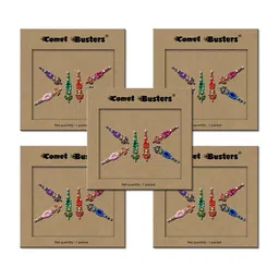 Comet Busters 5-Pcs Traditional Designer Bindi - BIN020-15