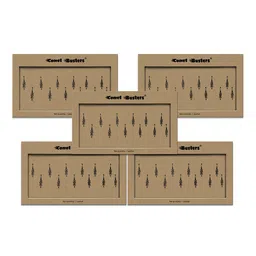 Comet Busters 5-Pcs Traditional Designer Bindi - Black BIN024-12