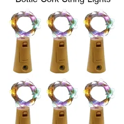 ENORMITY 6Pcs Blue & Green Rice Shape String Lights image 1