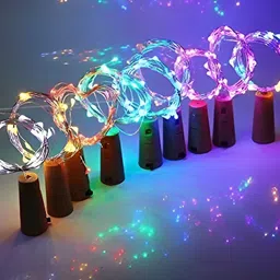 ENORMITY 8 Pcs White & Red Rice Shape String Light-18