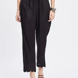 BCZ Style Women Straight Fit Mid-Rise Casual Flat-Front Trousers-image-66