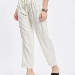 BCZ Style Women Straight Fit Mid-Rise Casual Flat-Front Trousers-image-70