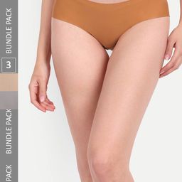 TOM & GEE Women Pack Of 3 Seamless Basic Briefs-image-34